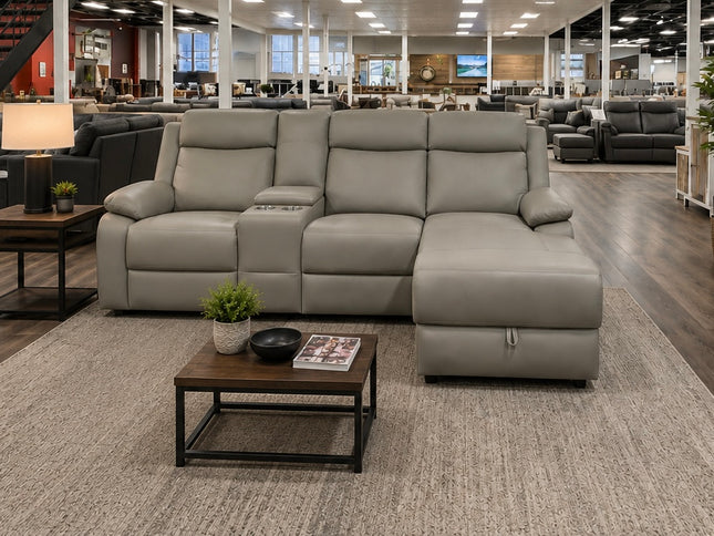 Archer Right Chaise - Light Coffee