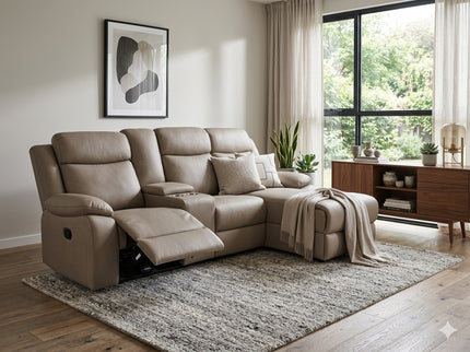 Archer Right Chaise - Light Coffee