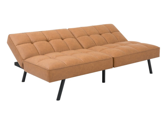 Ashley 3 Seater Futon Sofa Bed - Tan