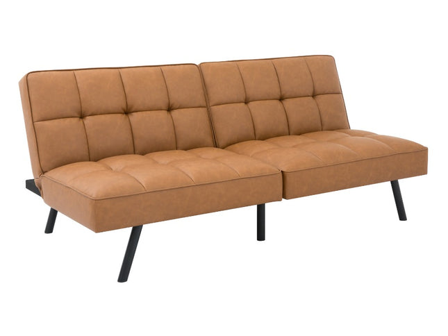 Ashley 3 Seater Futon Sofa Bed - Tan