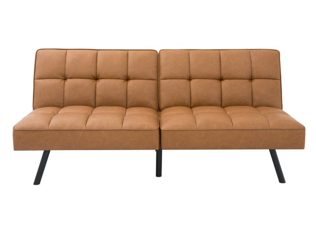 Ashley 3 Seater Futon Sofa Bed - Tan