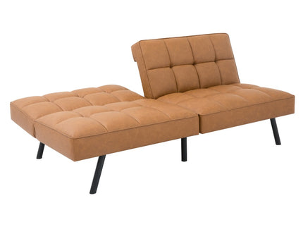 Ashley 3 Seater Futon Sofa Bed - Tan