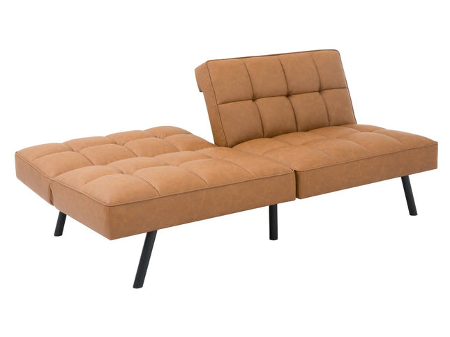 Ashley 3 Seater Futon Sofa Bed - Tan