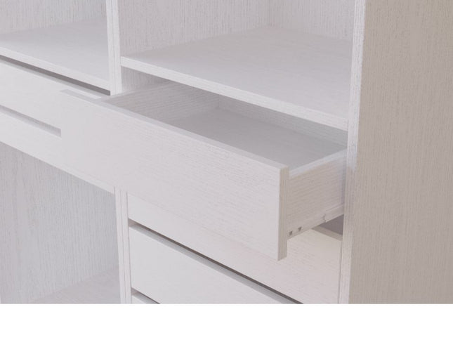 Botany 5 Drawer Shelves 600 - White
