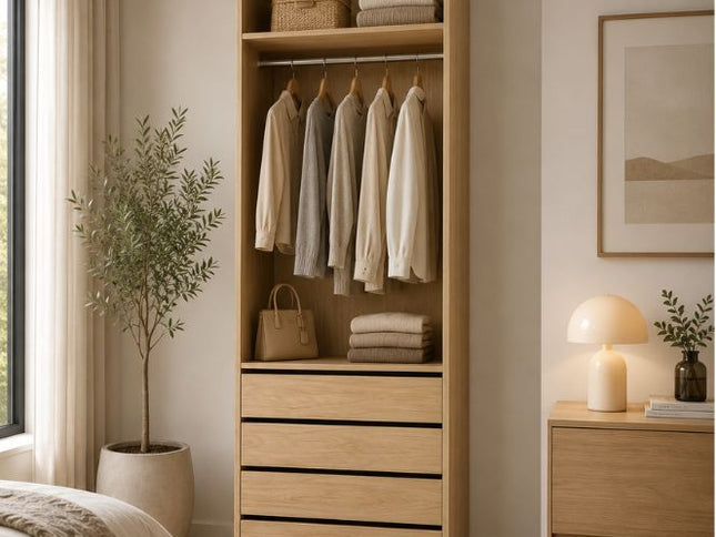 Botany 5 Drawer Shelves 600 - Oak