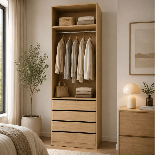 Botany 5 Drawer Shelves 600 - Oak