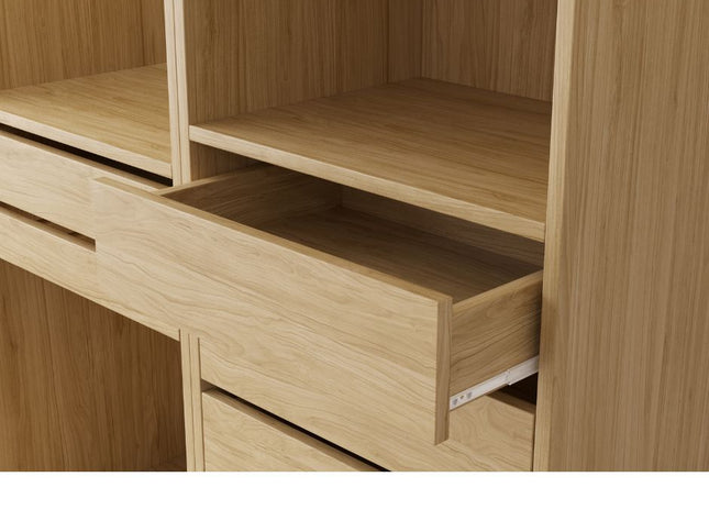 Botany 5 Drawer Shelves 600 - Oak