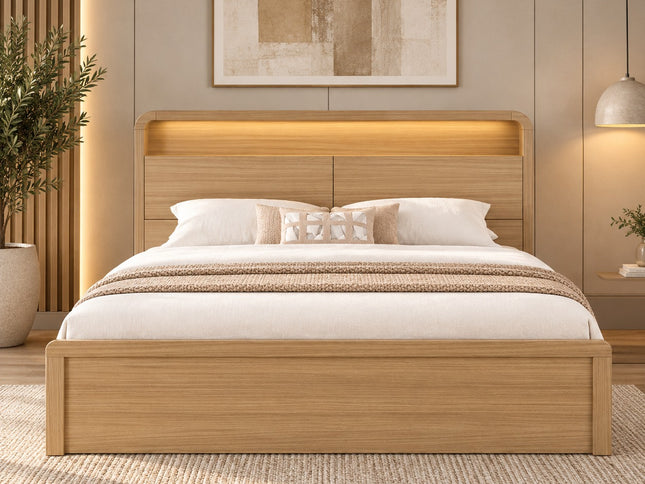 Camden 4Pce Queen Bedroom Suite - Prime Oak