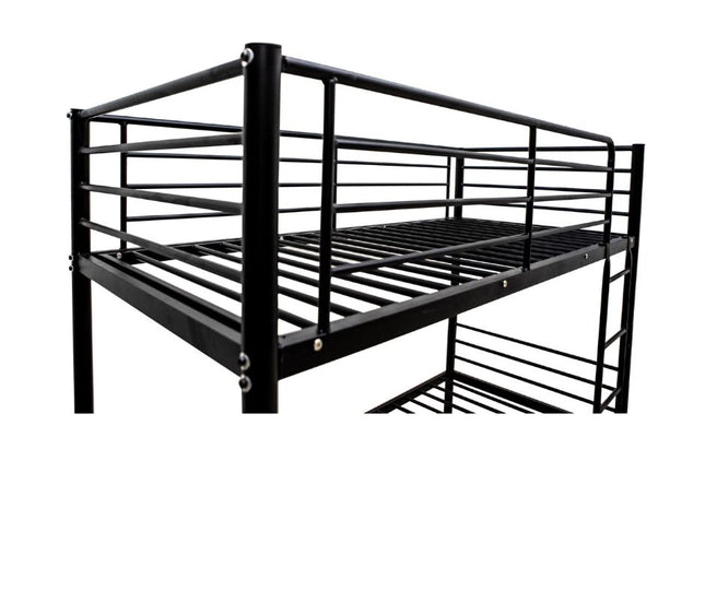 City Single to Single Bunk Bed - Black