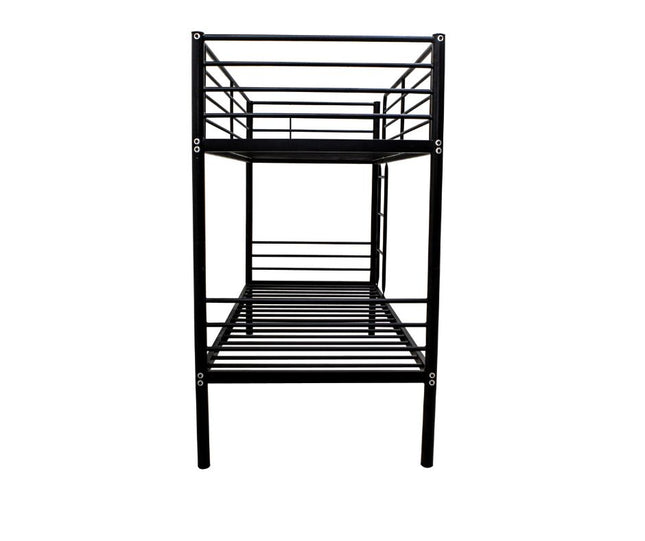 City Single to Single Bunk Bed - Black
