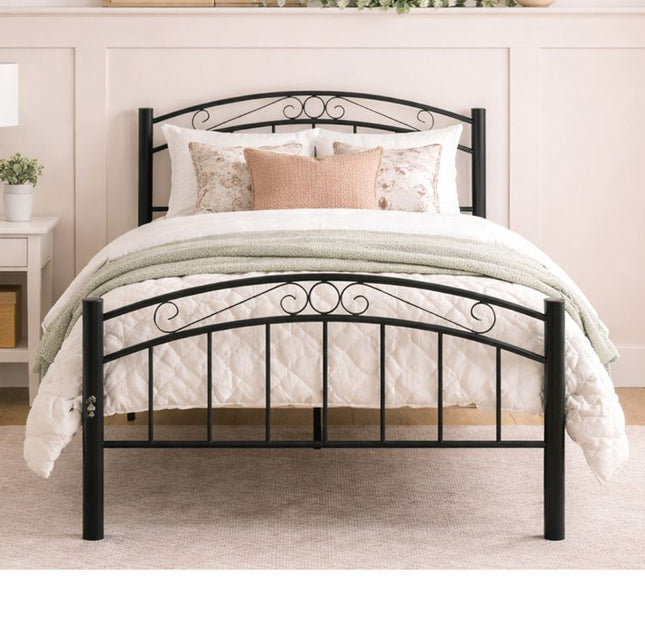 Cleveland Single Bed Frame - Black