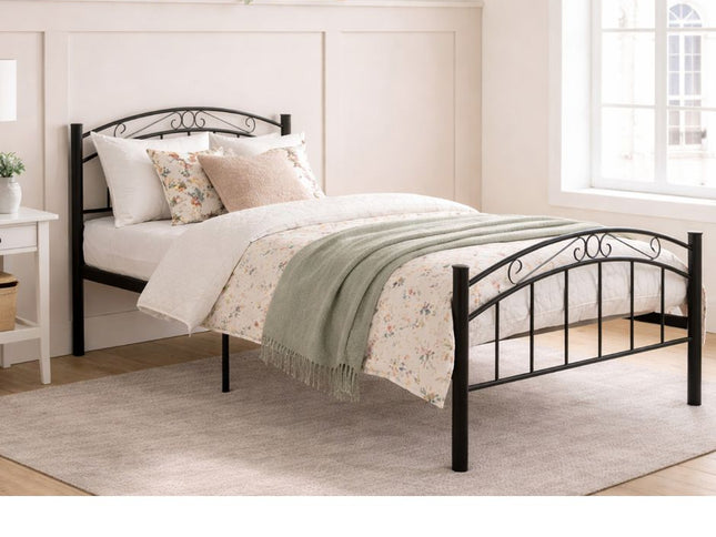 Cleveland Single Bed Frame - Black