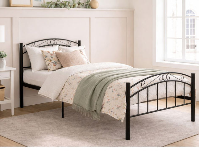 Cleveland Single Bed Frame - Black