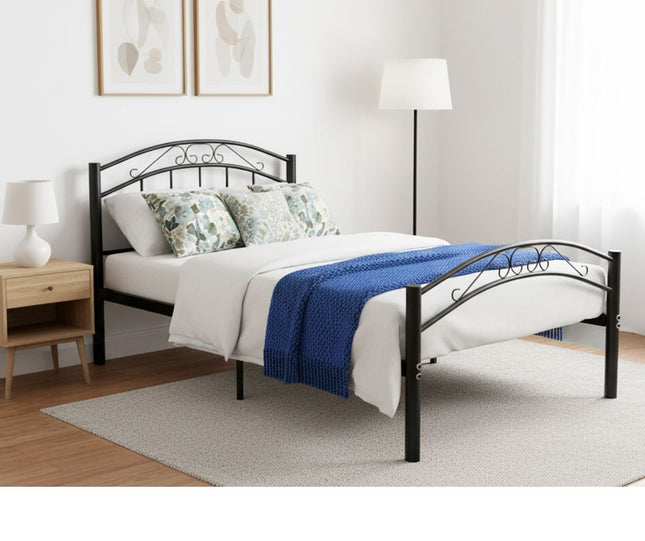 Cleveland Single Bed Frame - Black
