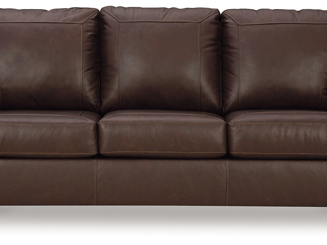 Colleton 3 Seat Sofa - Dark Brown (Leather)