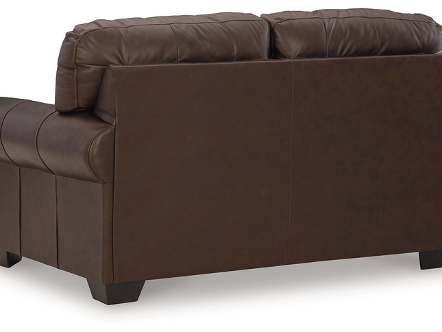 Colleton 2 Seat Sofa - Dark Brown (Leather)