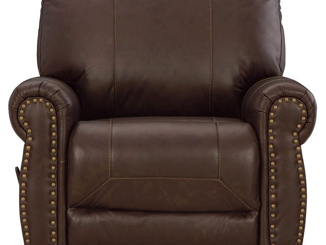 Colleton Rocker Recliner - Dark Brown (Leather)