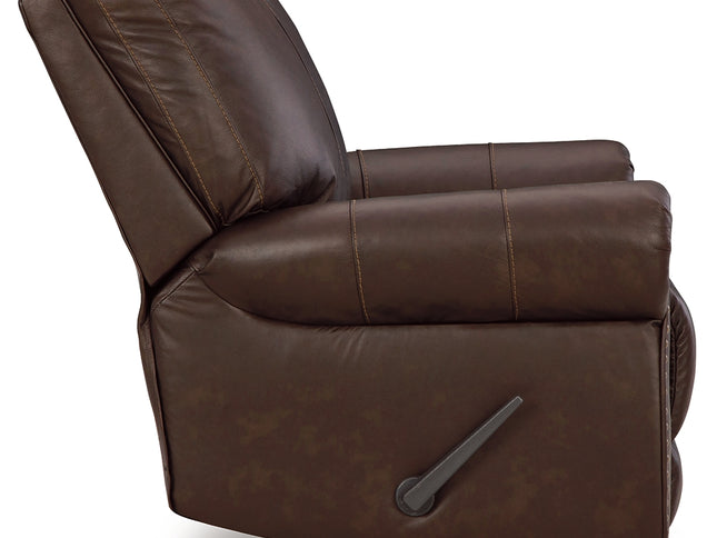 Colleton Rocker Recliner - Dark Brown (Leather)