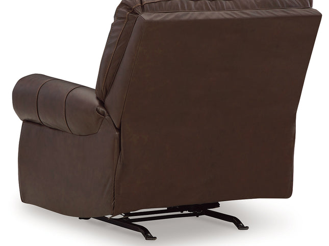 Colleton Rocker Recliner - Dark Brown (Leather)