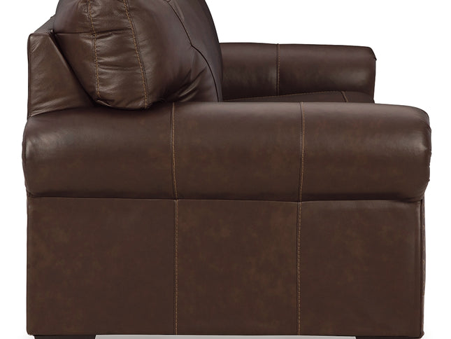 Colleton 3 Seat Sofa - Dark Brown (Leather)