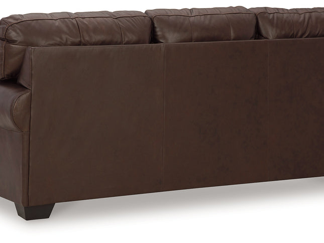 Colleton 3 Seat Sofa - Dark Brown (Leather)