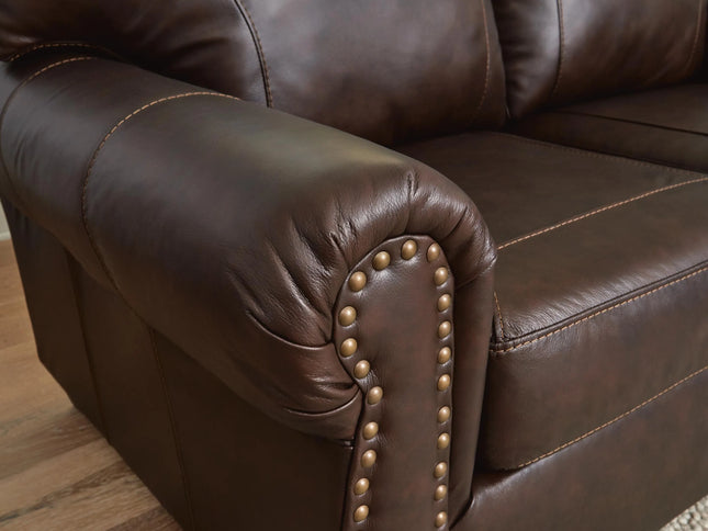 Colleton Leather 3+2 Sofa Pair - Dark Brown