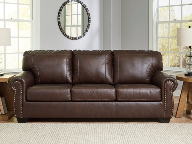 Colleton 3 Seat Sofa - Dark Brown (Leather)