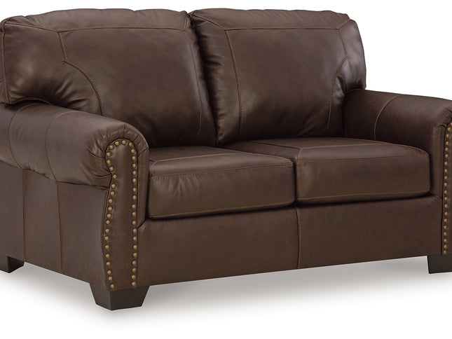Colleton 2 Seat Sofa - Dark Brown (Leather)