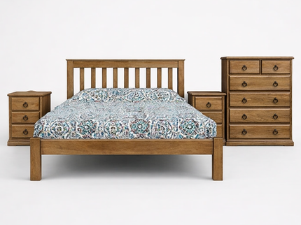 Cronula Queen Bed - 501 Light