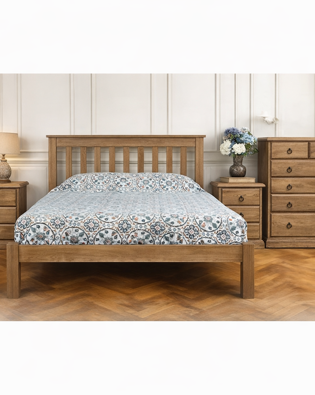 Cronula Queen Bed - 501 Light