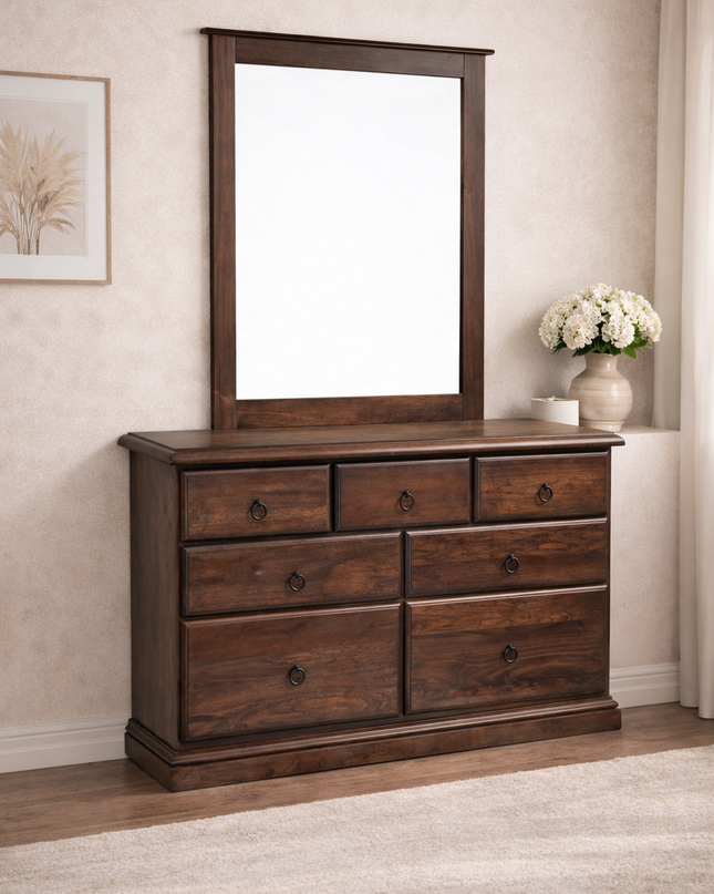 Cronula Dresser & Mirror - 219 Dark