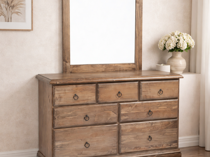 Cronula Dresser & Mirror - 501 Light