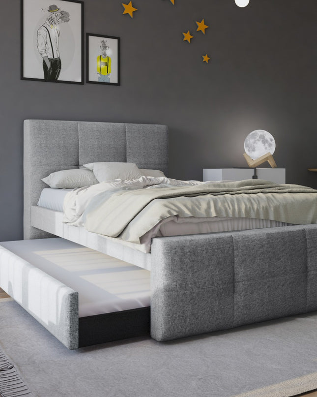 Cruz Single Bed With Trundle