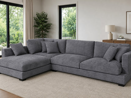 Eden Left Chaise - Licorice