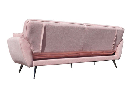 Elaine 3 Seater Sofa Bed - Pink