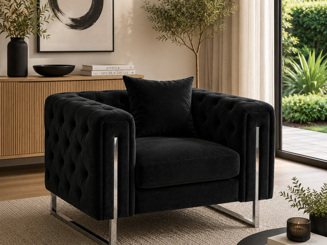 New Fendi 1 Seater - Black