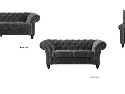 Finnegan 3+2+1 Seater - Charcoal
