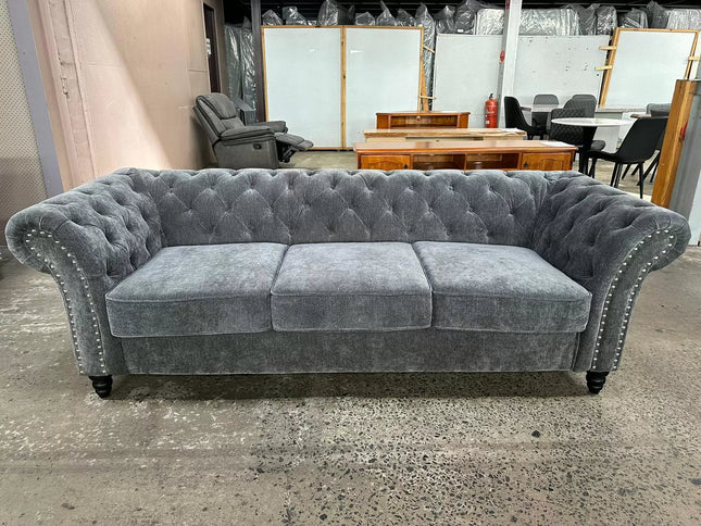 Finnegan 3 Seater - Charcoal