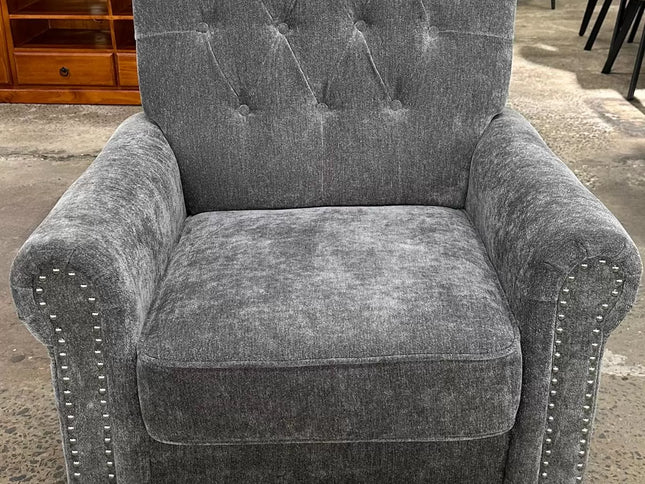 Finnegan 1 Seater - Charcoal