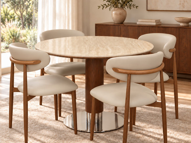 Flamingo 5 Pce Dining Set W/ Pedro Chairs