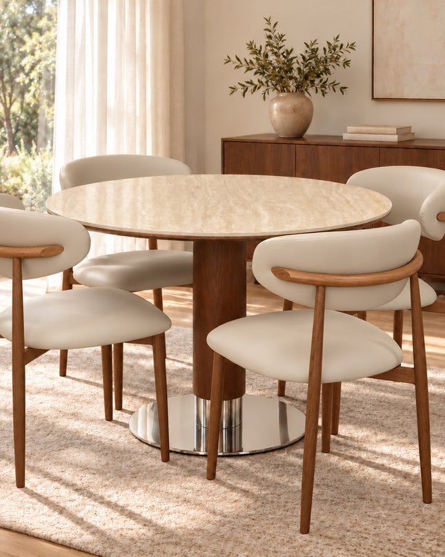 Flamingo 5 Pce Dining Set W/ Pedro Chairs