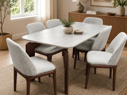 Gilmore 7Pce Dining Set with Hume Chair