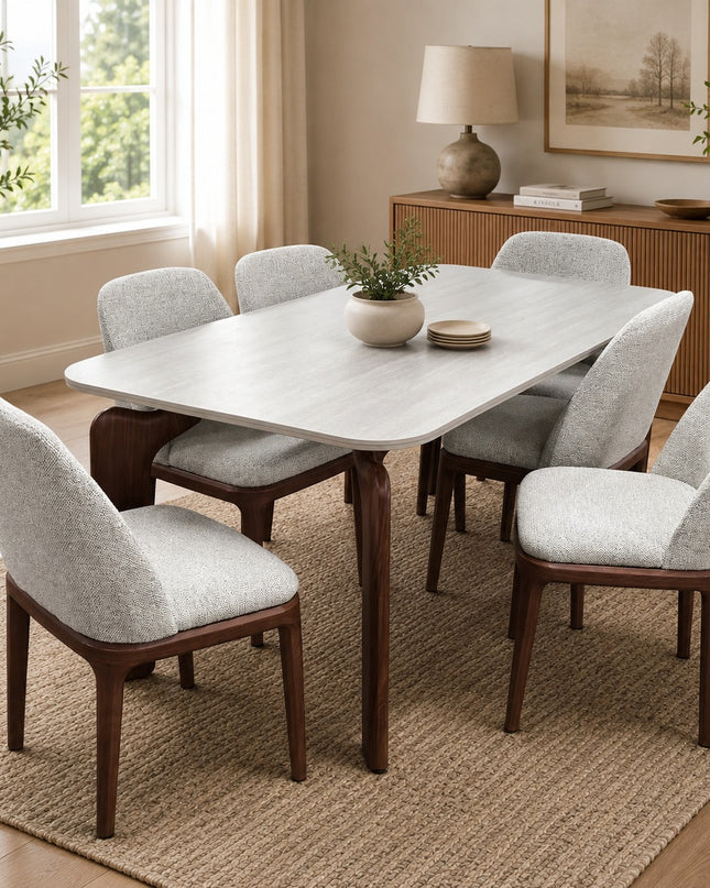 Gilmore 7Pce Dining Set with Hume Chair