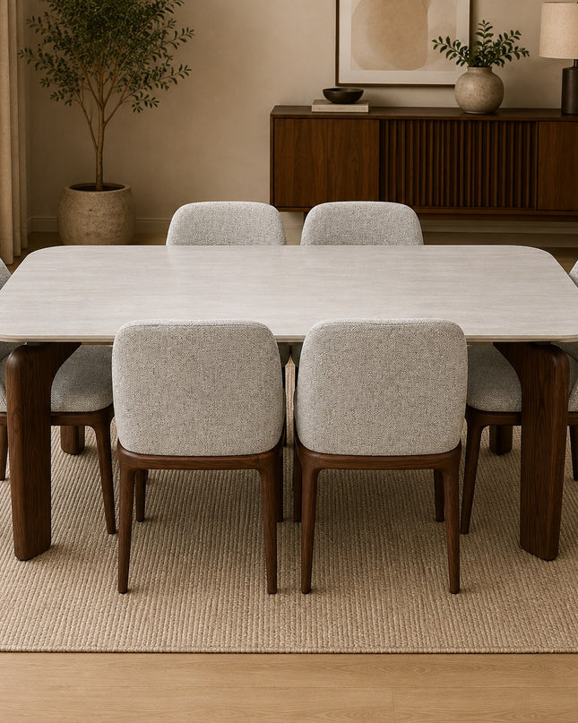 Gilmore 7Pce Dining Set with Hume Chair