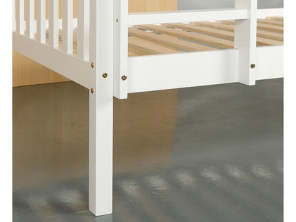 Glebe King Single Bunk Bed - White