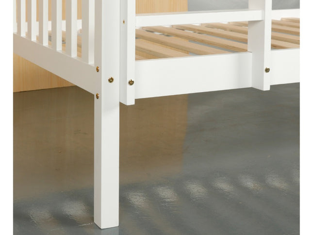Glebe Single Bunk Bed - White