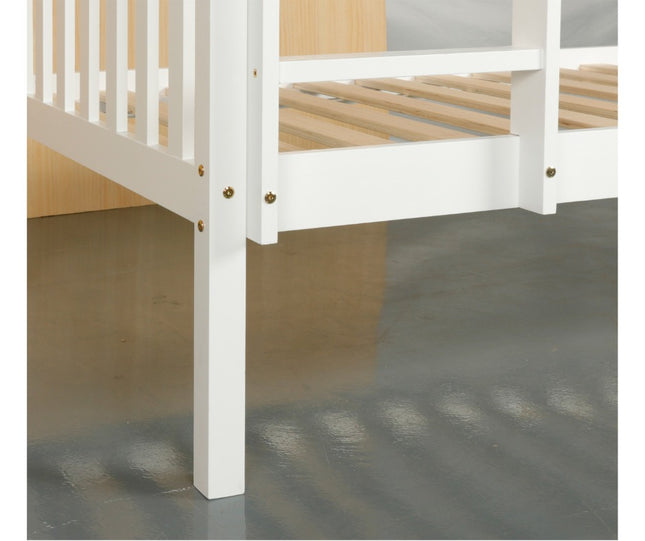 Glebe Single Bunk Bed - White