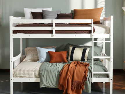 Glebe King Single Bunk Bed - White