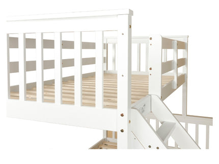 Glebe Single Over Double Bunk Bed - White