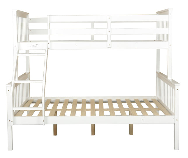 Glebe Single Over Double Bunk Bed - White